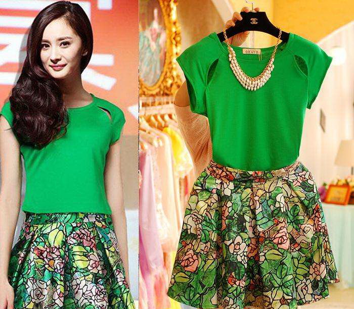 穿绿色衣服能让腿显白吗?杨幂的做法可信吗?